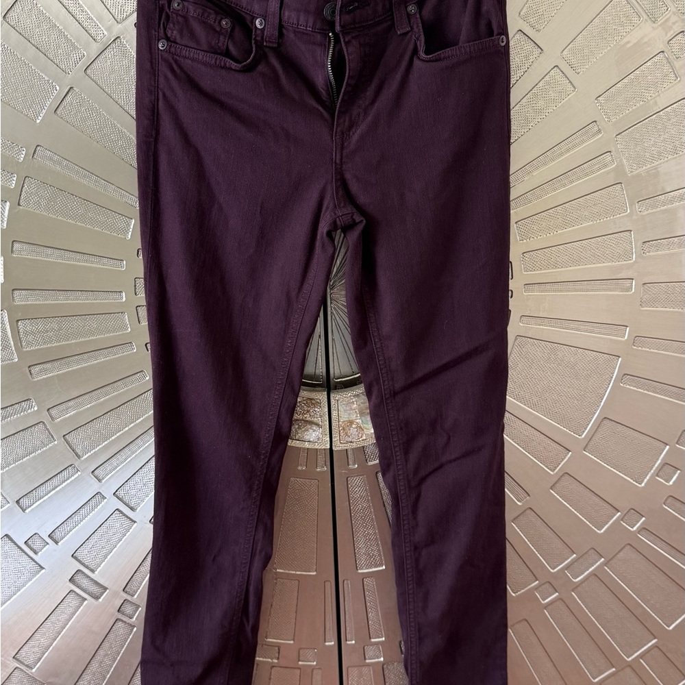 Dark Purple Rag & Bone Jeans